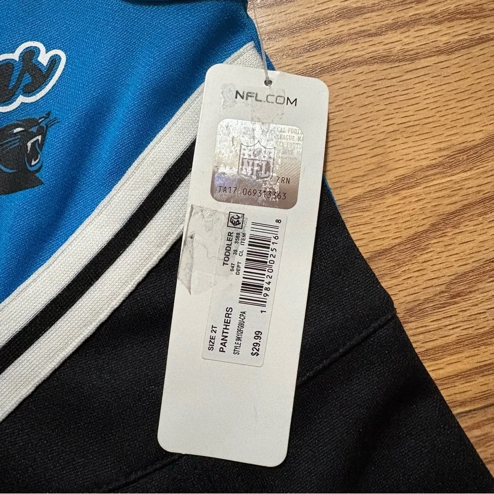 NEW NWT NFL Carolina Panthers Cheerleading Uniform Dress Toddler 2T